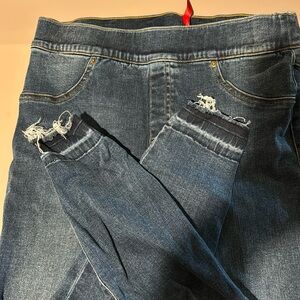 Spanx denim leggings